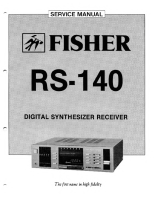 Fisher RS-140 - Service Manual 